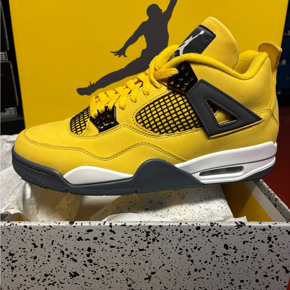 Jordan Athletic Shoes Yellow and Black